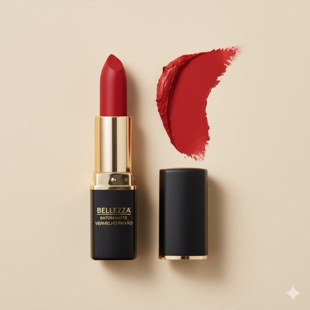 Batom Matte Vermelho Paixão