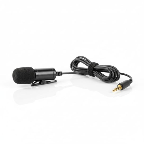 Microfone de Lapela com Fio P2